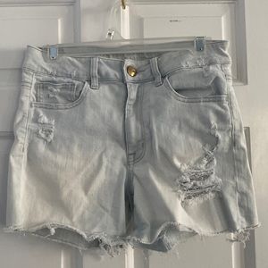 American Eagle Light Wash Denim Shorts